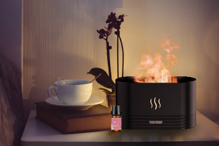 Kinscoter Flame humidifier essential oil diffuser
